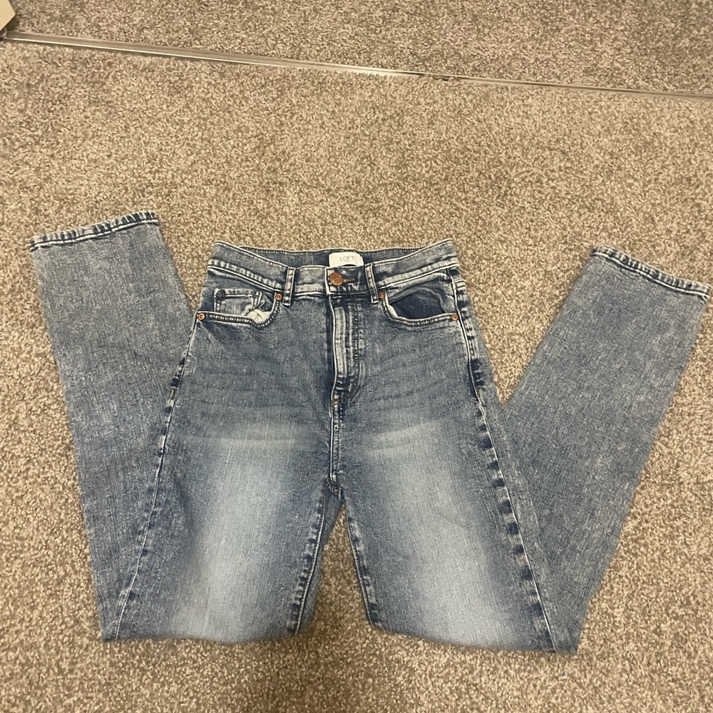 Loft straight leg Blue Jeans